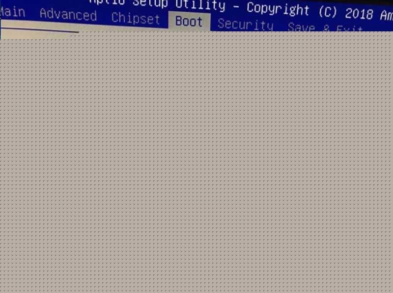 检查Boot Option #1第一启动项