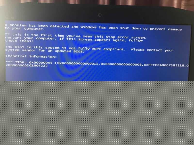 戴尔电脑装win7出现0x000000a5蓝屏原因及解决方案 戴尔电脑装win7出现0x000000a5蓝屏原因及解决方案