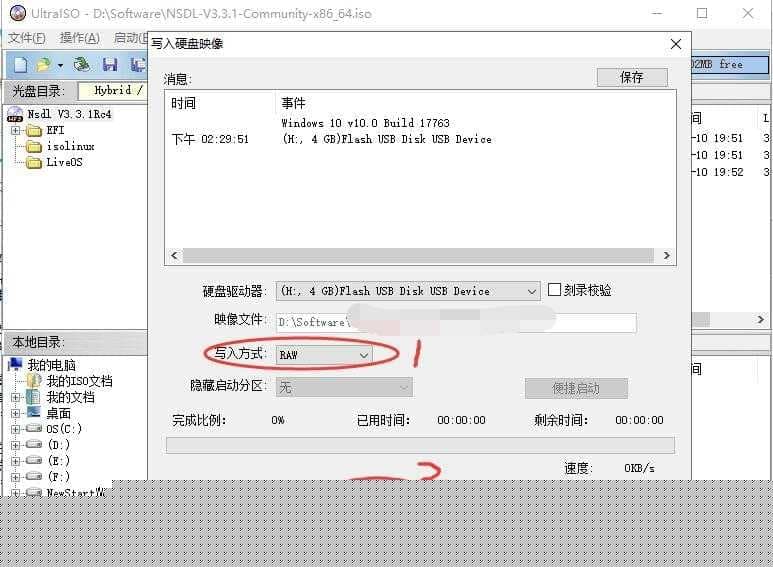 写入方式