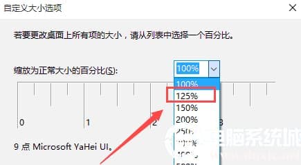 自定义大小选项