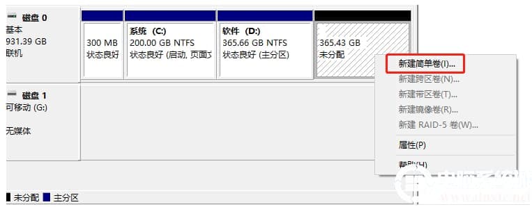 Win10系统的电脑该给电脑硬盘分区解决方法