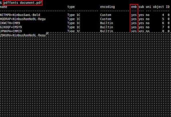 Linux下PDF文件嵌入LaTex所有字体的解决方法 Linux下PDF文件嵌入LaTex所有字体的解决方法