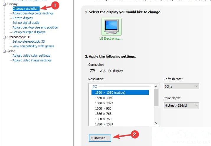 Win10怎么创建自定义分辨率
