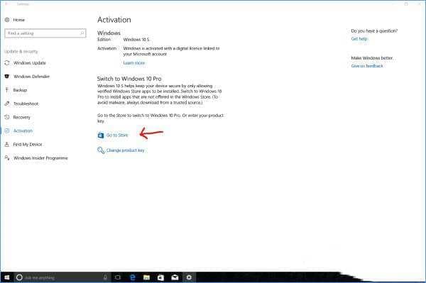 Win10 S如何免费升级到Win10专业版？