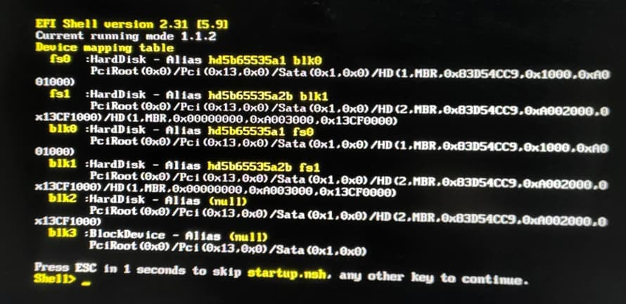 efi shell是什么