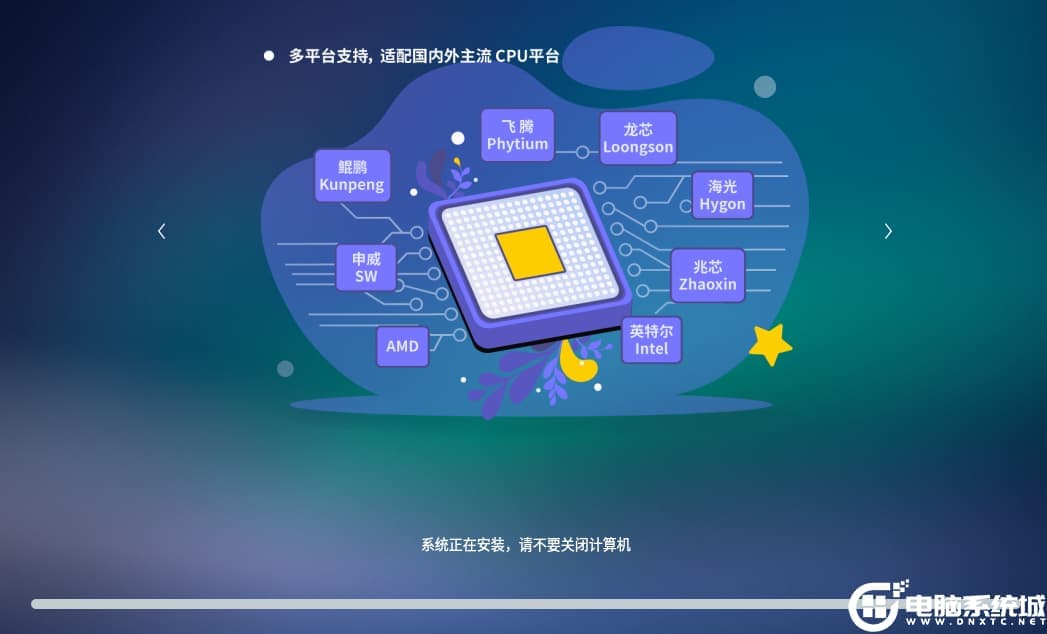 开始安装