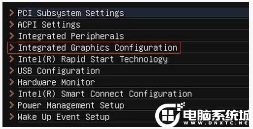 Integrated Graphics Configuration