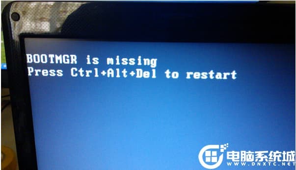 BOOTMGR is missing