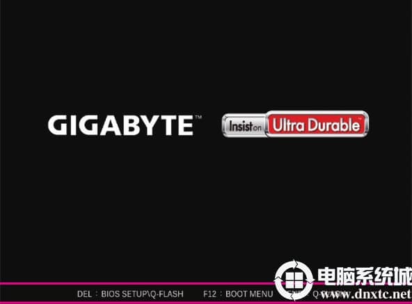 按DEL进入BIOS设置