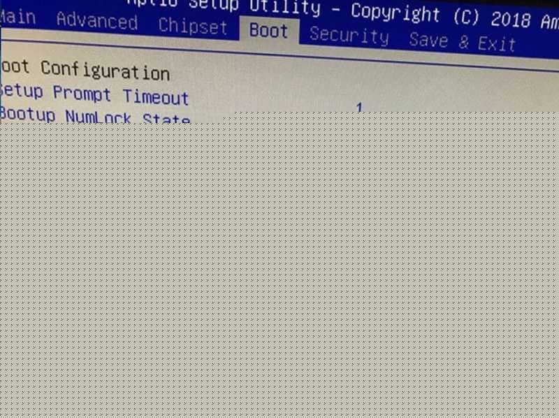 检查Boot Option #1第一启动项